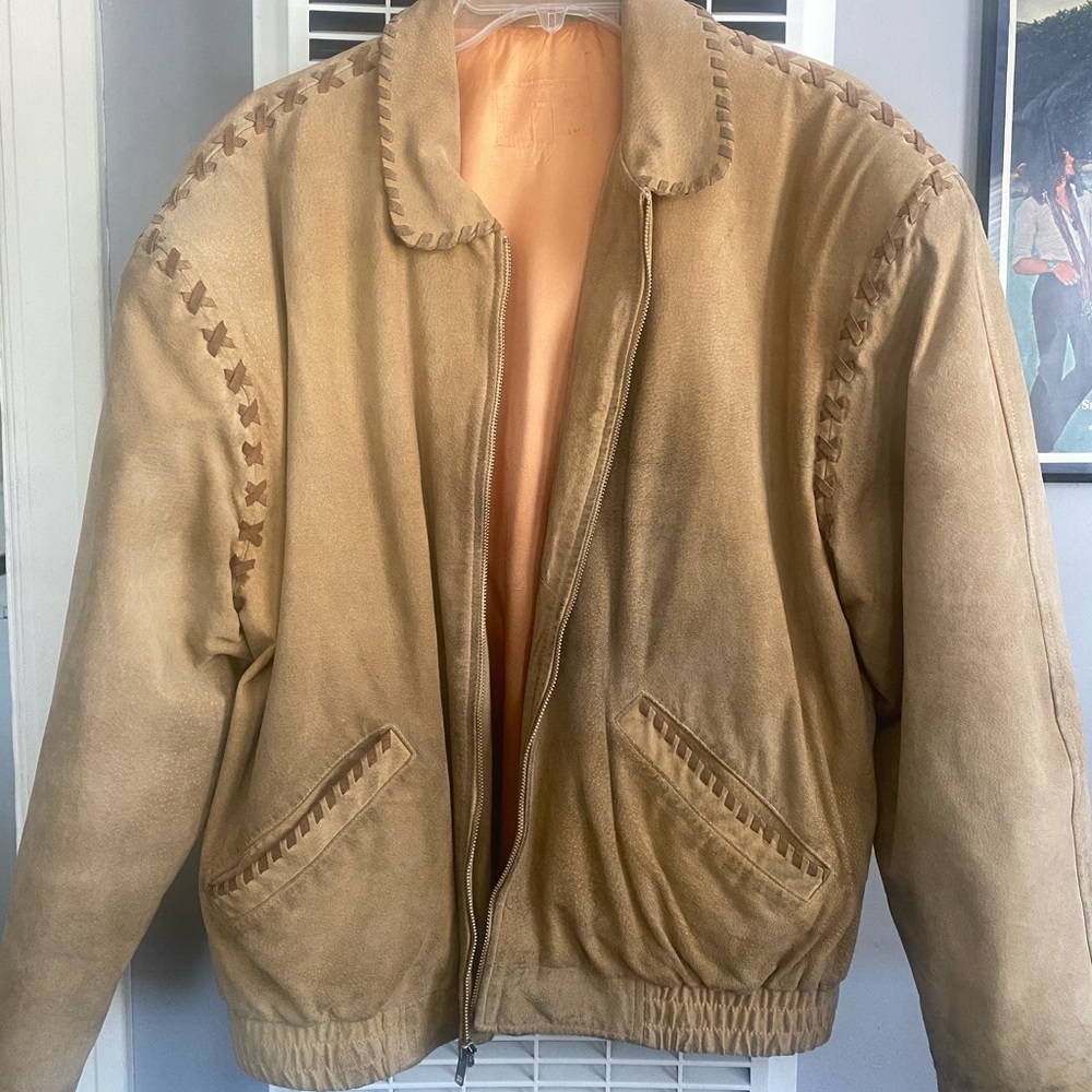 Suede western Native American vintage jacket